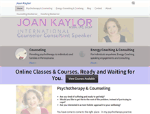 Tablet Screenshot of joankaylor.com